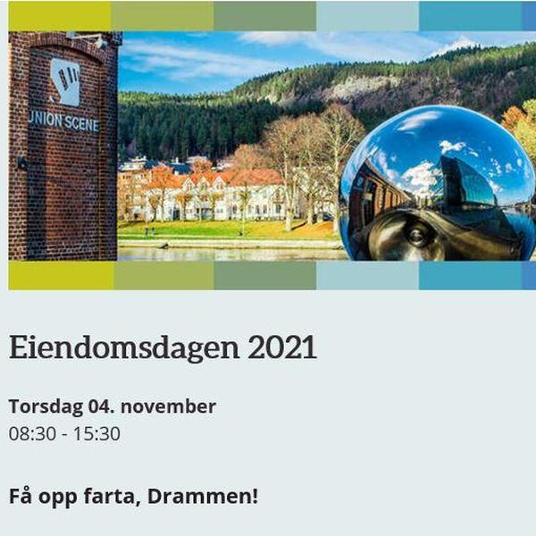 Velkommen til Eiendomsdagen i Drammen 4. november